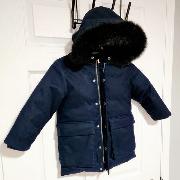 Jacadi Toddler Boy 5T Down Parka Winter Coat - Picture 5 of 12